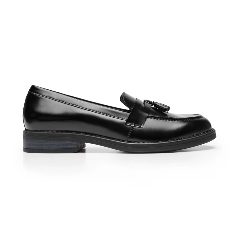 Mocasines casuales para mujer estilo 126908 - Negro