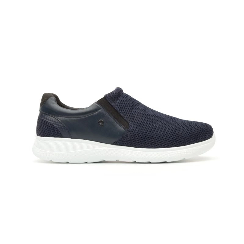 Sneaker casual deportivo Quirelli para hombre con suela extra ligera - Estilo 89204 - Azul